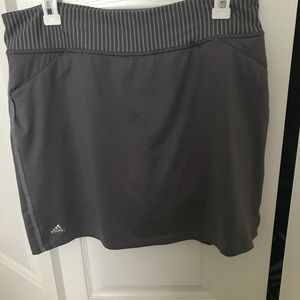 Gray golf skort